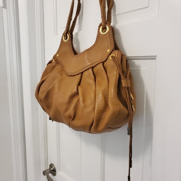 MAXX NEW YORK Pebble Grain Leather Shoulder/Hobo Bag - Picture 2 of 12